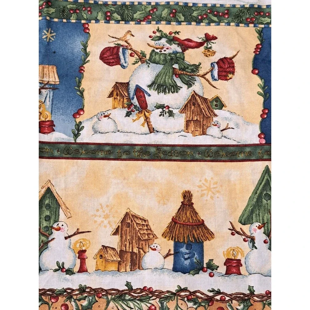 VTG Quick as a Wink by Rebecca Carter for MM Fab Christmas Fabric 67.5
